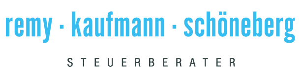 Logo remy ∙ kaufmann ∙ schöneberg Partnerschaft mbB Steuerberatungsgesellschaft