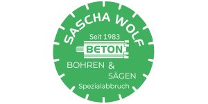 Logo Sascha Wolf Beton Bohren und Sägen/ Spezialabbruch